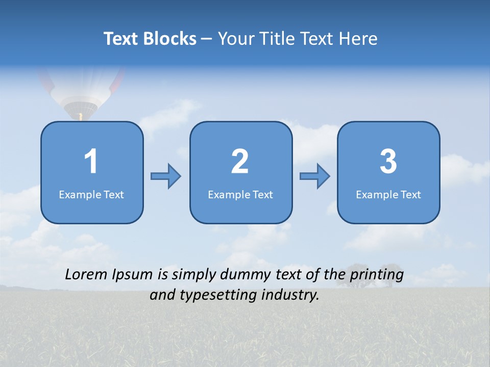 Time Corn Rise PowerPoint Template