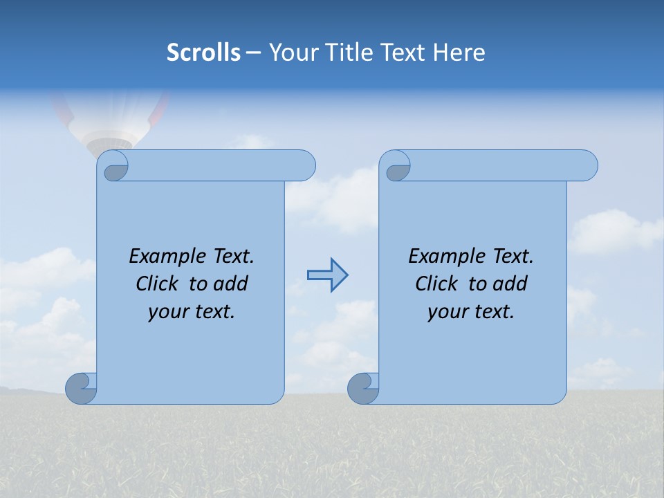 Time Corn Rise PowerPoint Template