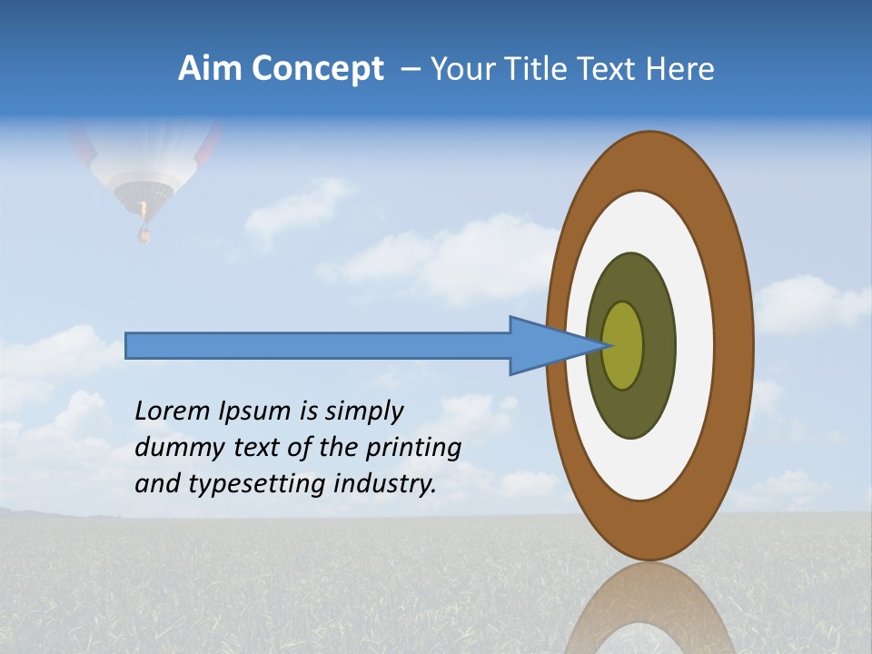 Time Corn Rise PowerPoint Template