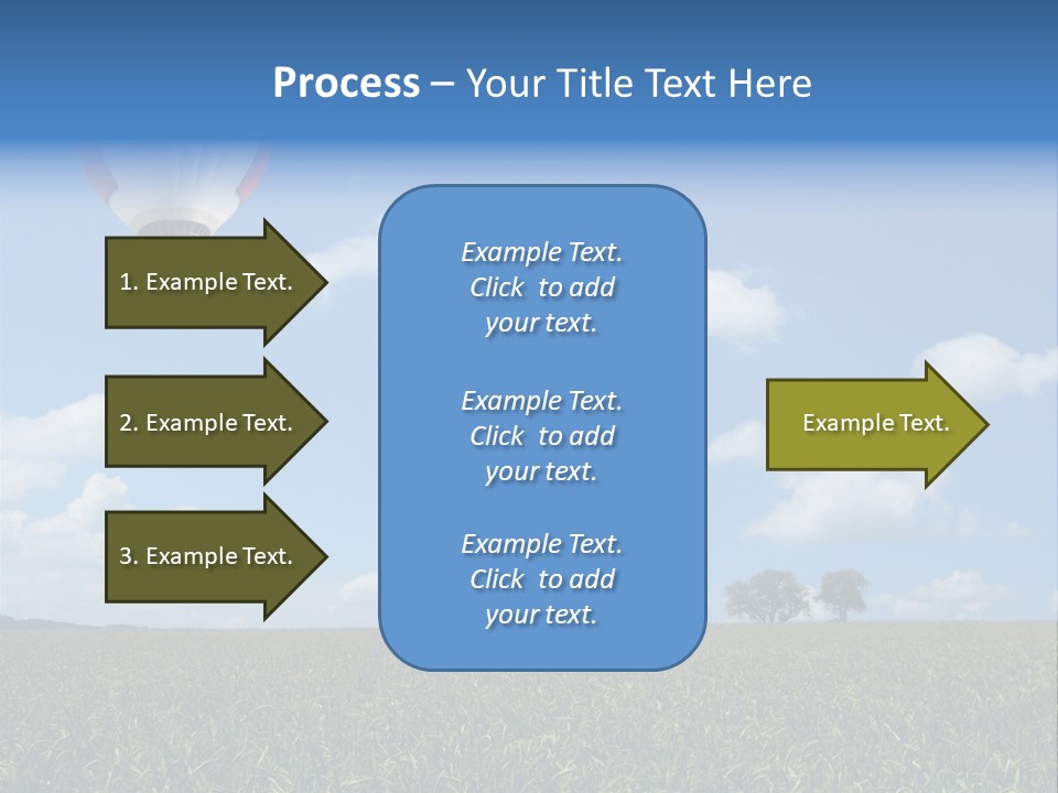 Time Corn Rise PowerPoint Template