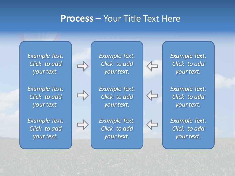 Time Corn Rise PowerPoint Template