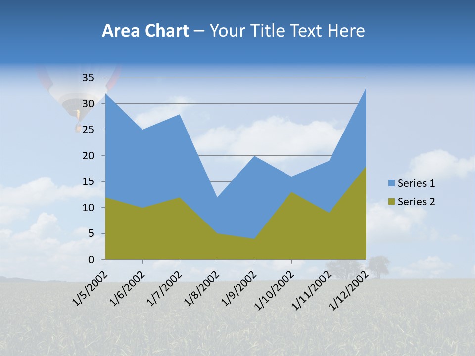 Time Corn Rise PowerPoint Template