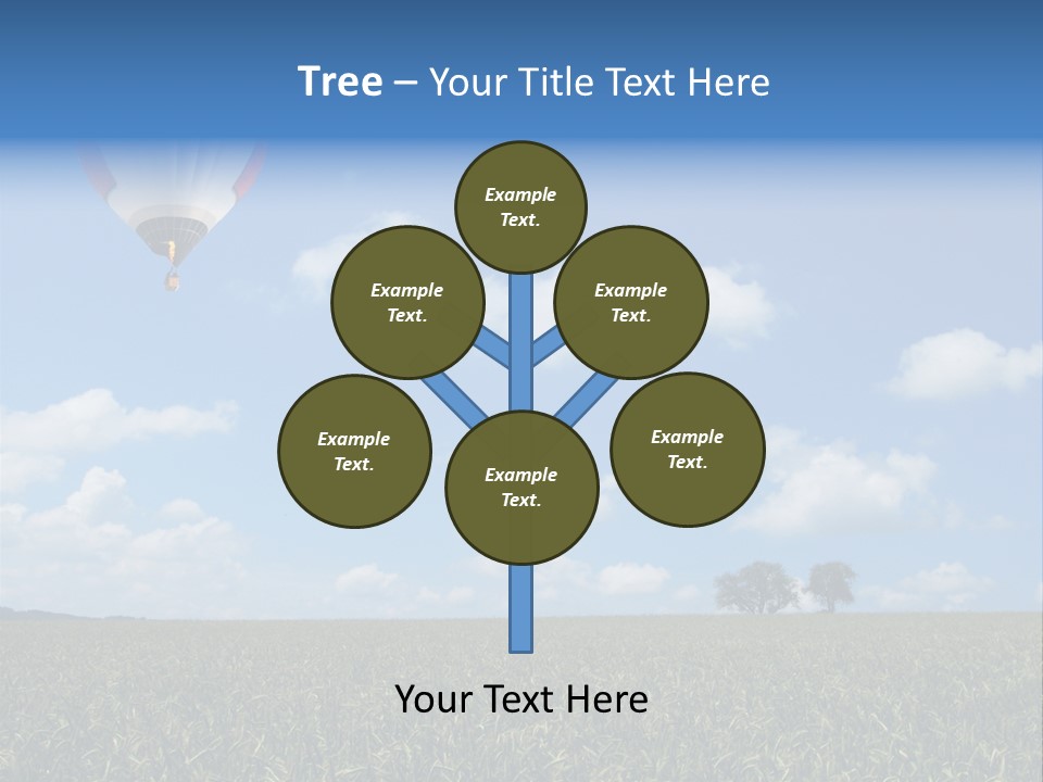Time Corn Rise PowerPoint Template