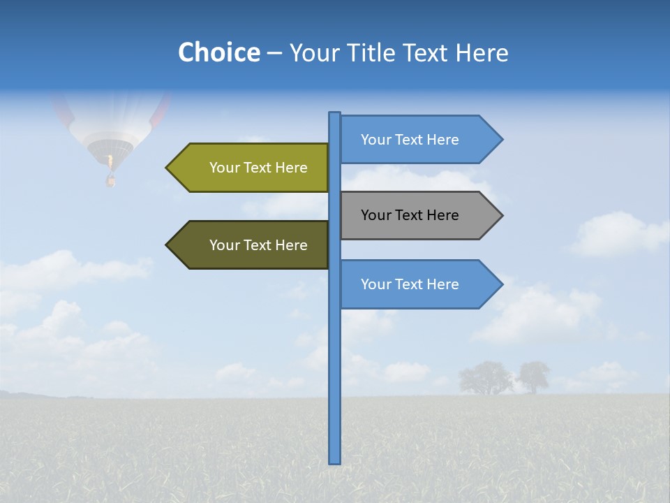 Time Corn Rise PowerPoint Template