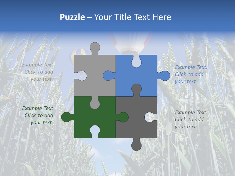 Aviation Fly Season PowerPoint Template