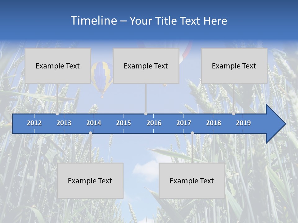 Aviation Fly Season PowerPoint Template