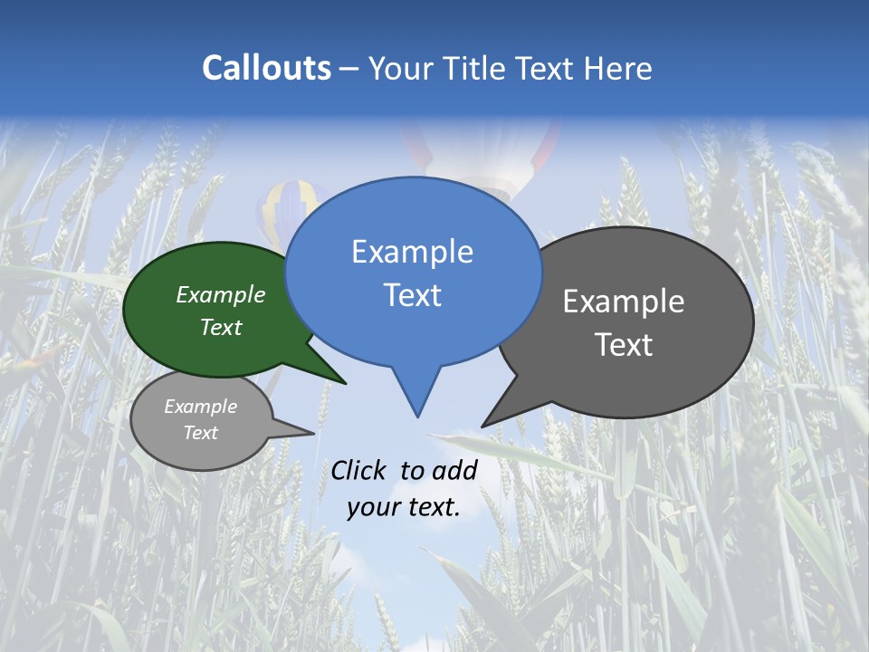 Aviation Fly Season PowerPoint Template