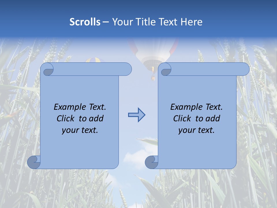 Aviation Fly Season PowerPoint Template