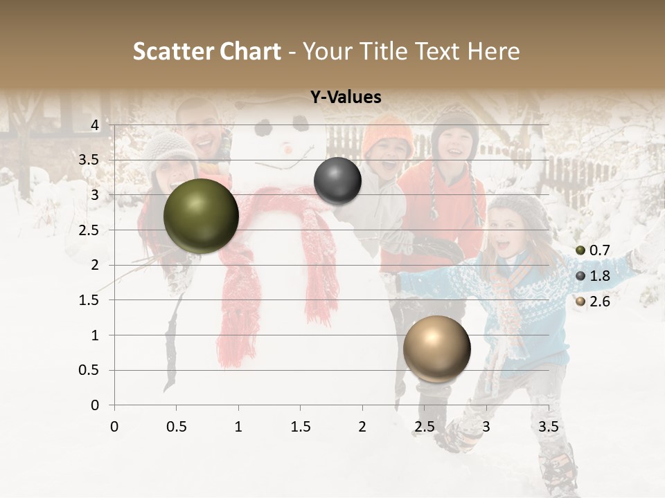 Glove Glacue Snowing PowerPoint Template