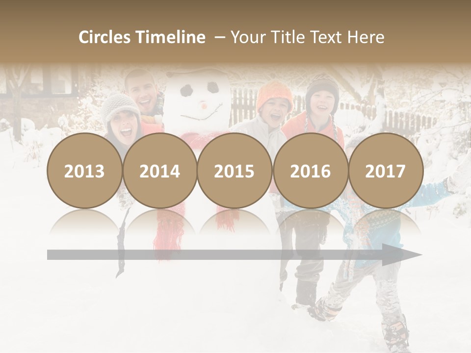 Glove Glacue Snowing PowerPoint Template