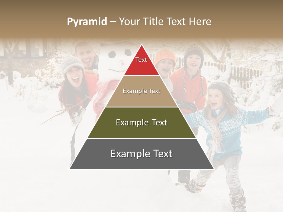 Glove Glacue Snowing PowerPoint Template