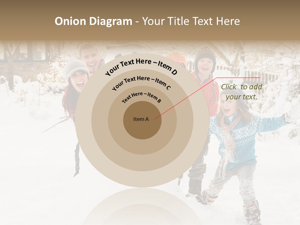 Glove Glacue Snowing PowerPoint Template