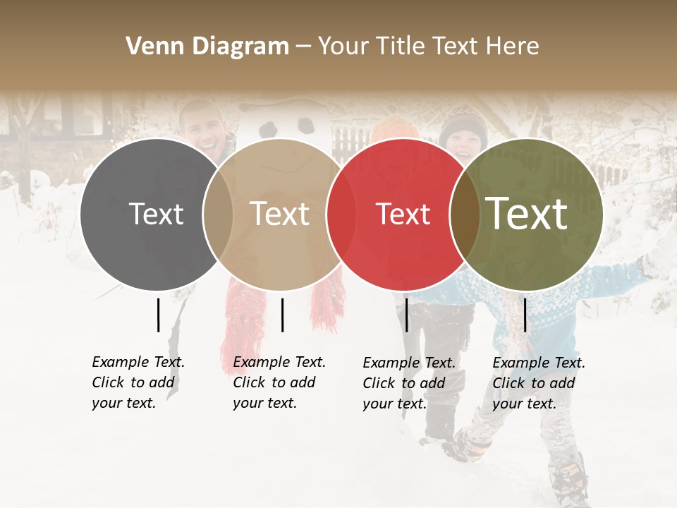 Glove Glacue Snowing PowerPoint Template