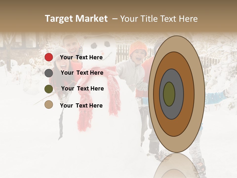 Glove Glacue Snowing PowerPoint Template