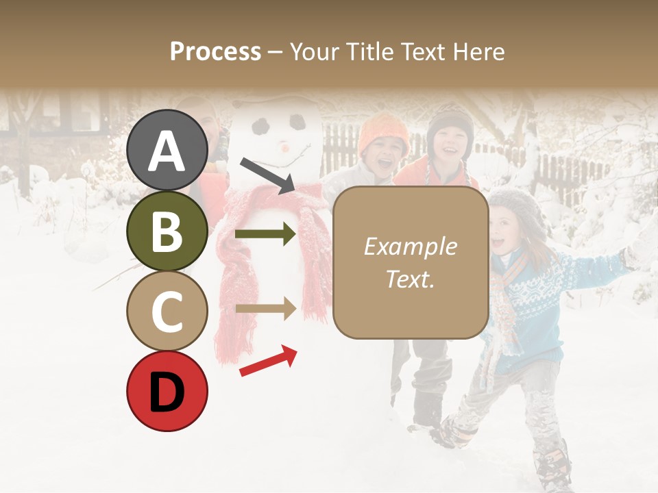 Glove Glacue Snowing PowerPoint Template