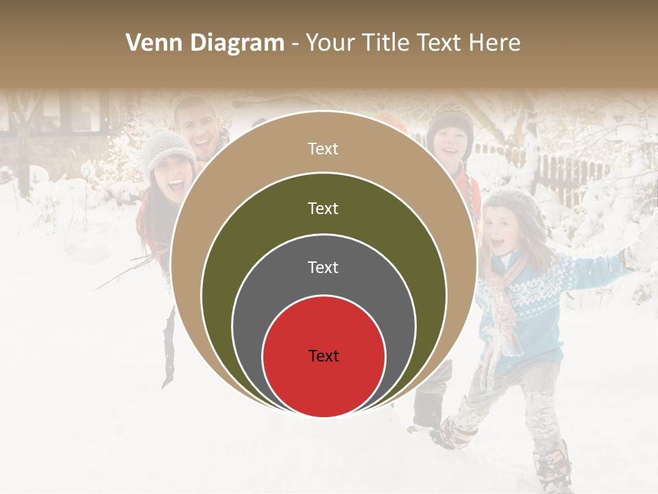 Glove Glacue Snowing PowerPoint Template