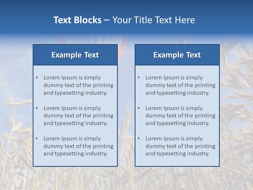Vacation Nature Landscape PowerPoint Template