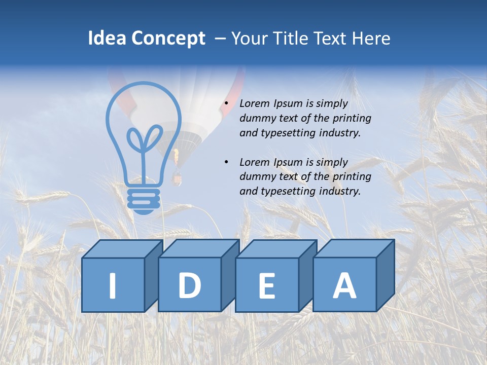 Vacation Nature Landscape PowerPoint Template