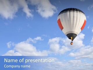 Away Trip Float PowerPoint Template