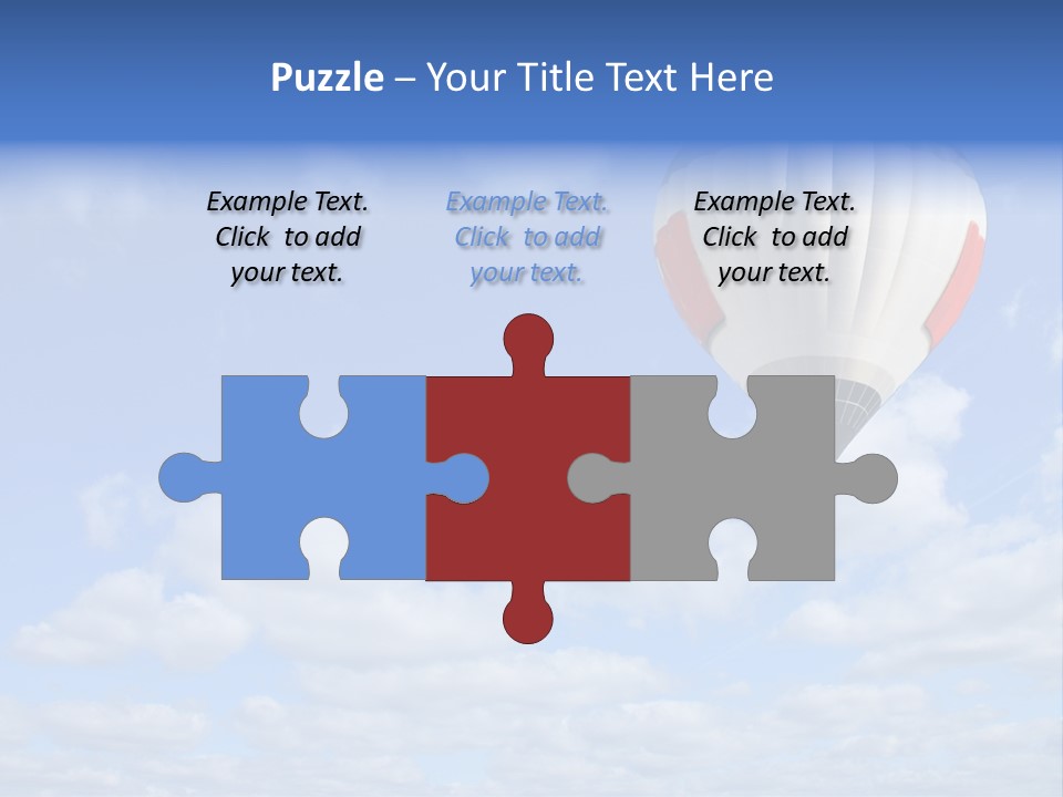 Away Trip Float PowerPoint Template