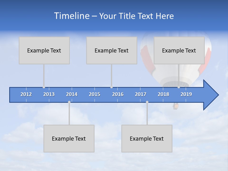 Away Trip Float PowerPoint Template