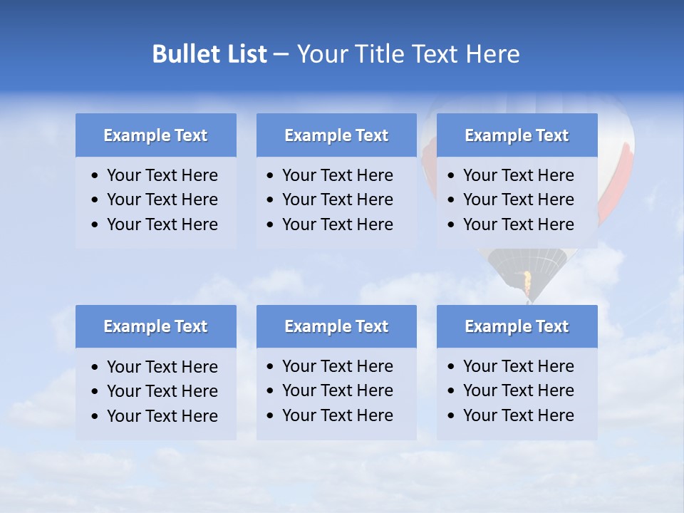 Away Trip Float PowerPoint Template