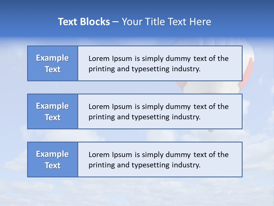 Away Trip Float PowerPoint Template