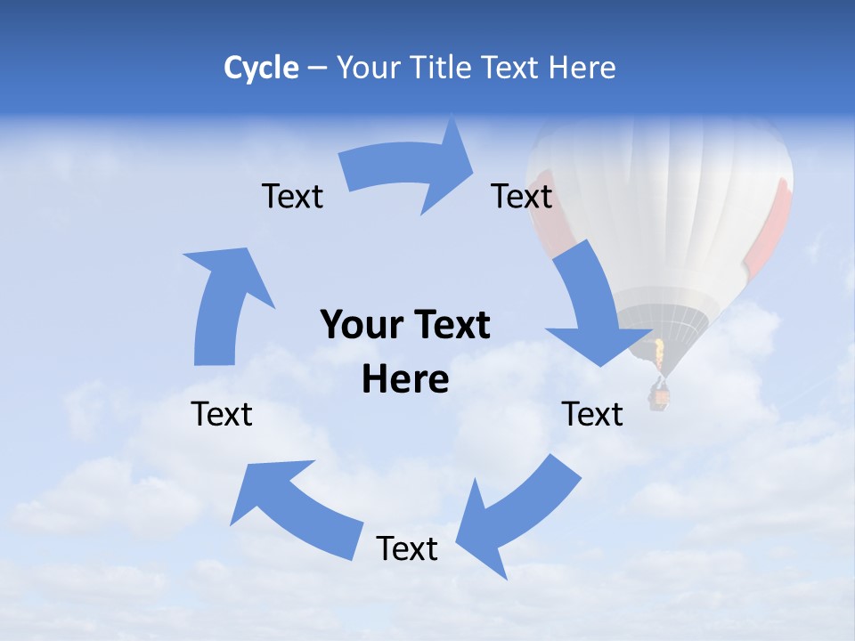 Away Trip Float PowerPoint Template