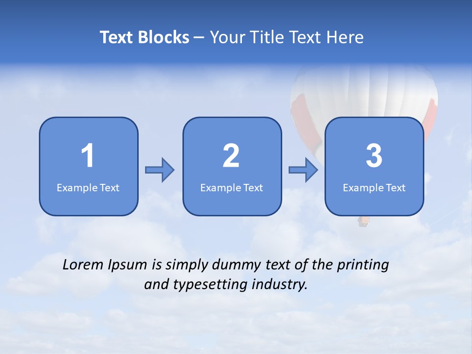 Away Trip Float PowerPoint Template