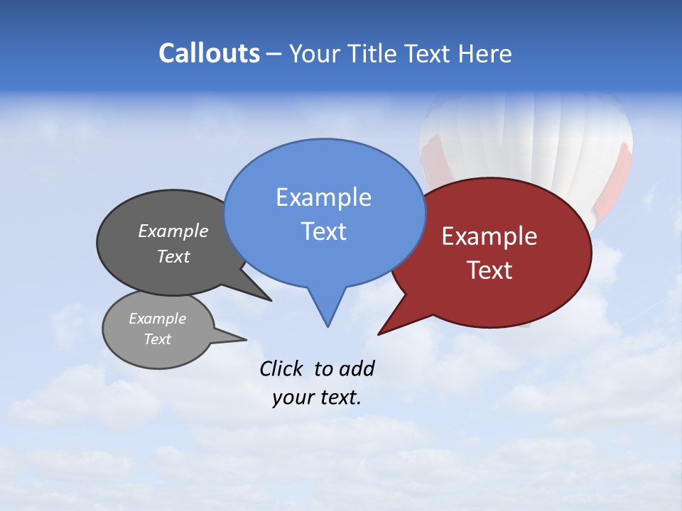 Away Trip Float PowerPoint Template