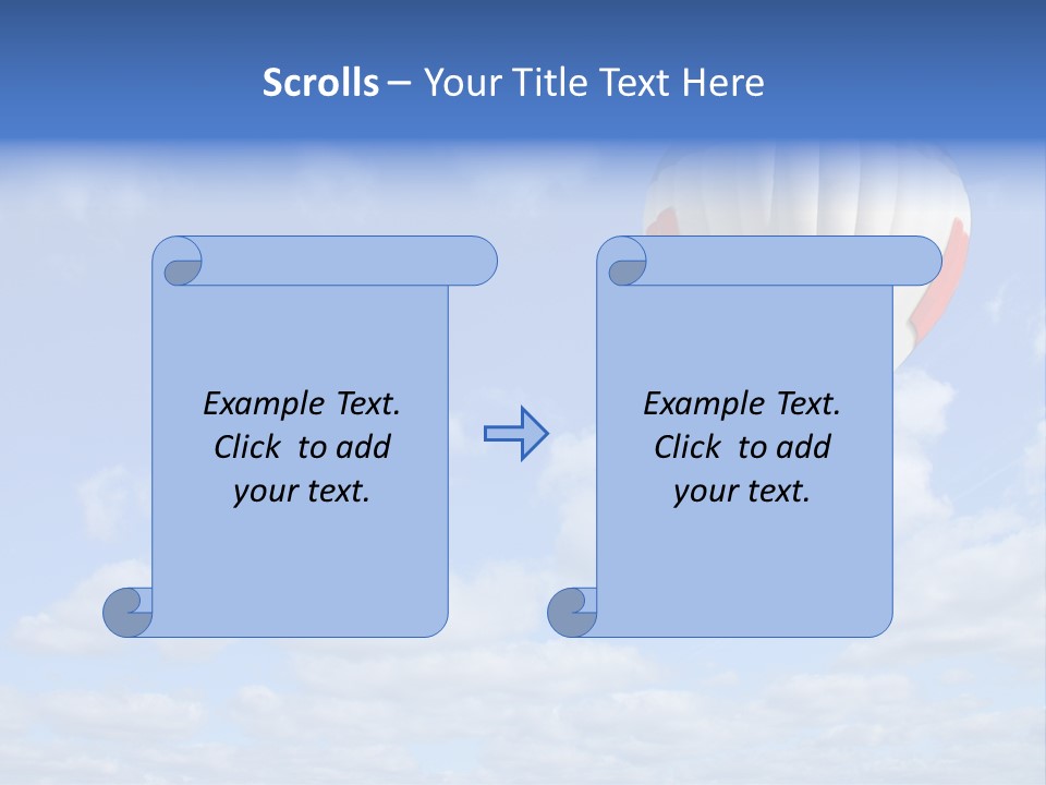 Away Trip Float PowerPoint Template