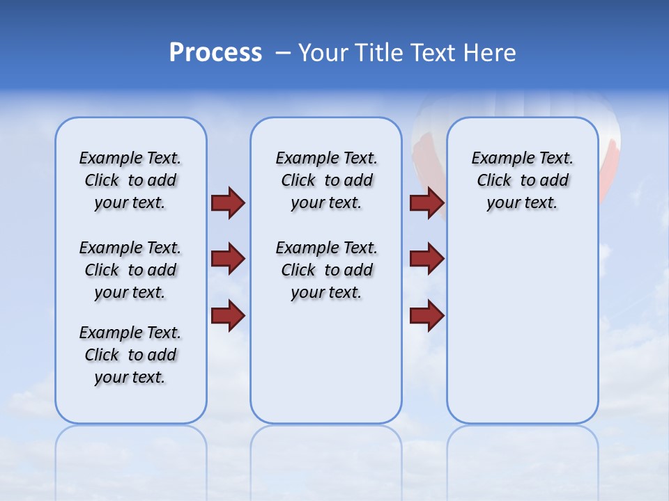 Away Trip Float PowerPoint Template