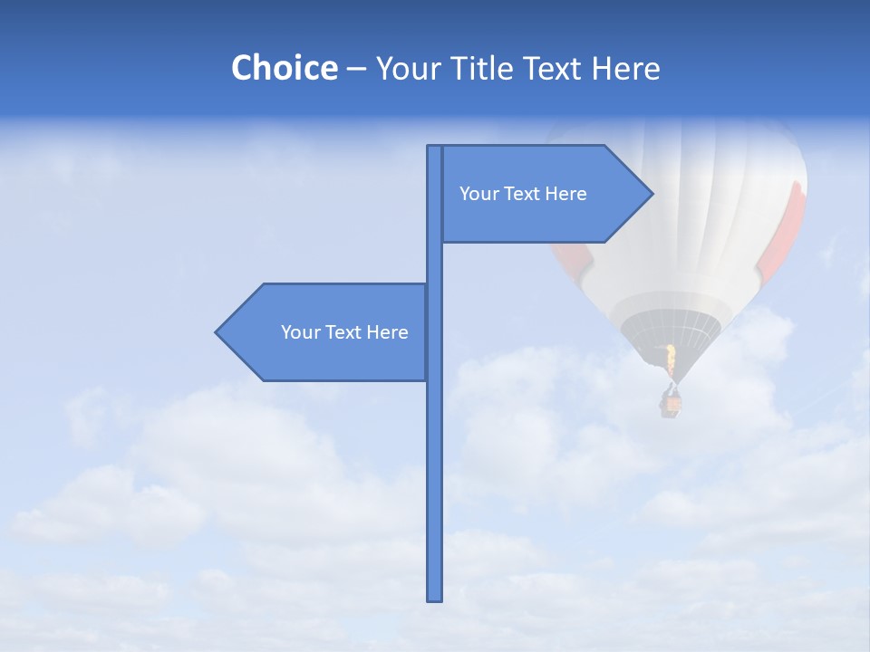 Away Trip Float PowerPoint Template