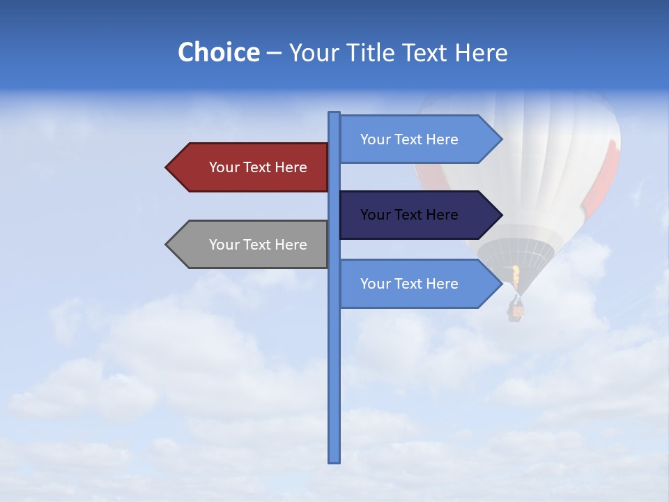 Away Trip Float PowerPoint Template