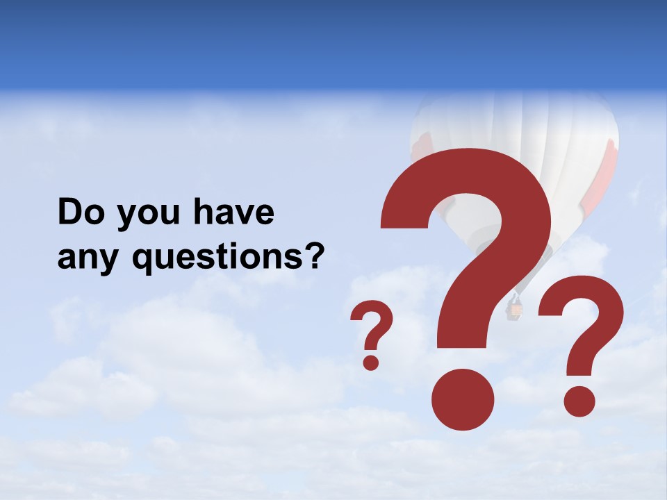 Away Trip Float PowerPoint Template