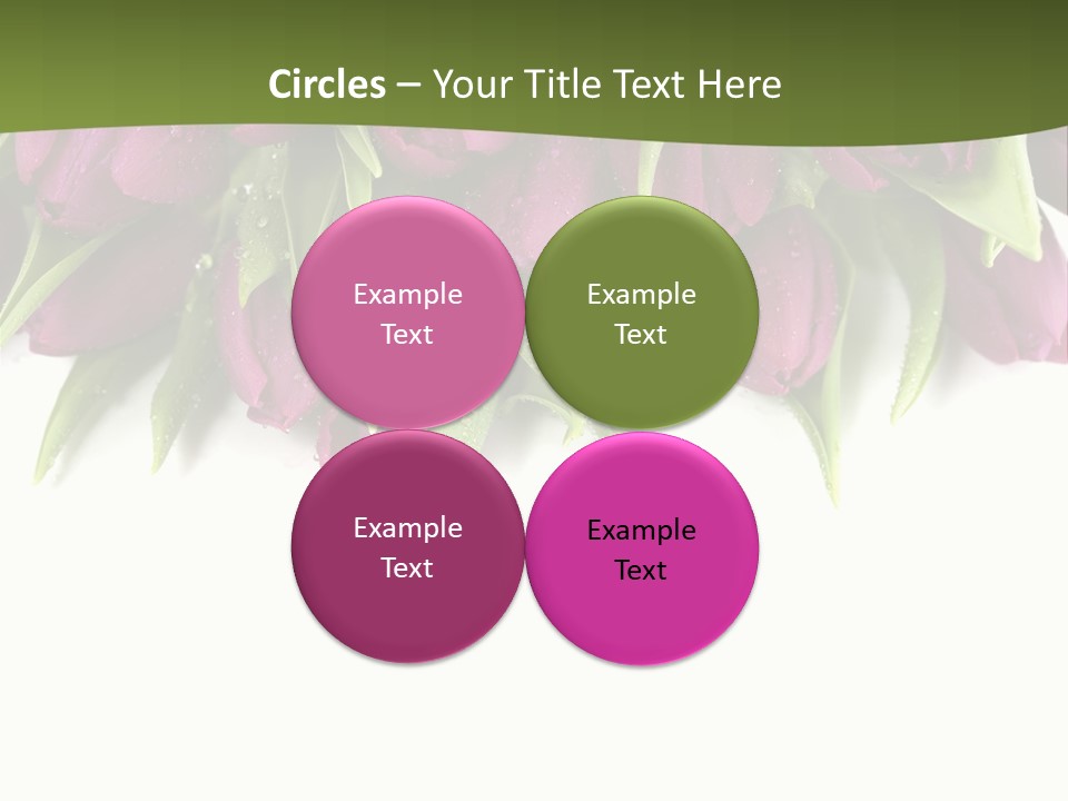 Smooth Leaf Macro PowerPoint Template