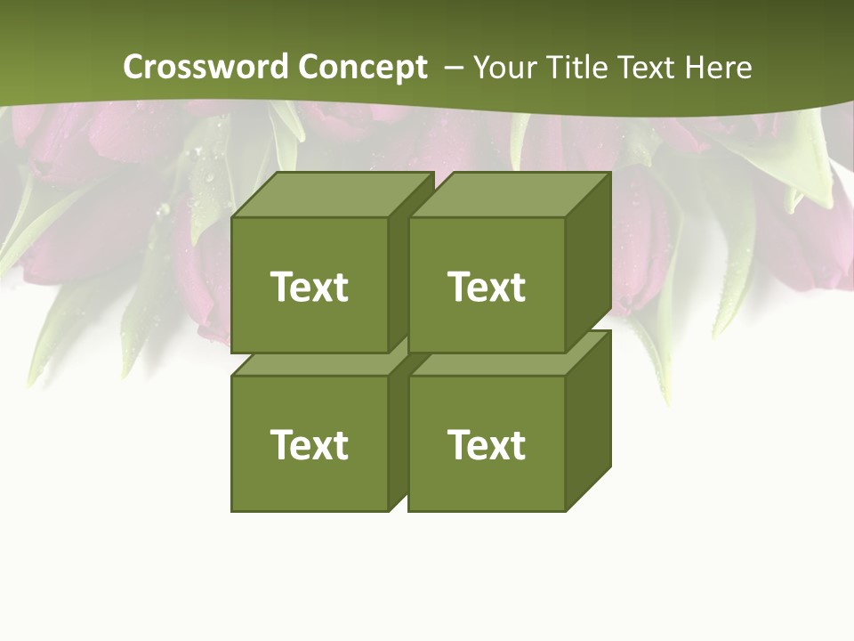 Smooth Leaf Macro PowerPoint Template
