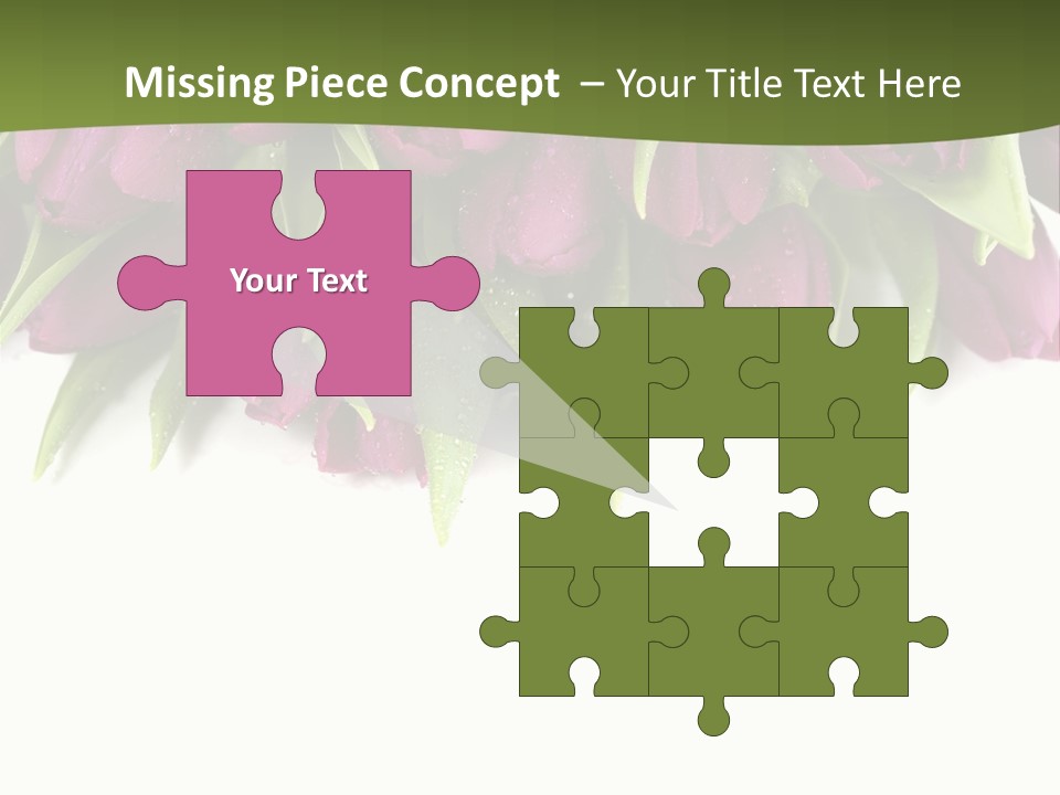 Smooth Leaf Macro PowerPoint Template