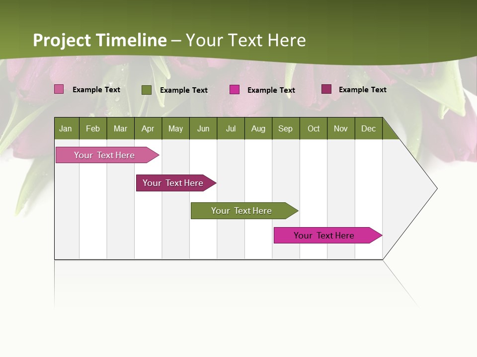 Smooth Leaf Macro PowerPoint Template