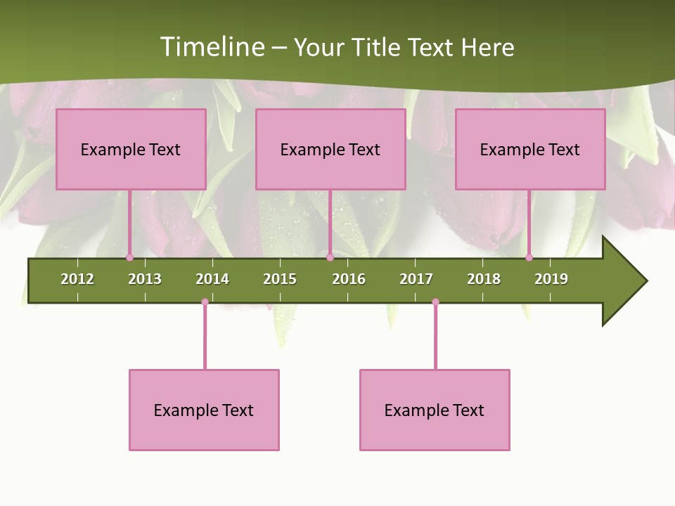 Smooth Leaf Macro PowerPoint Template