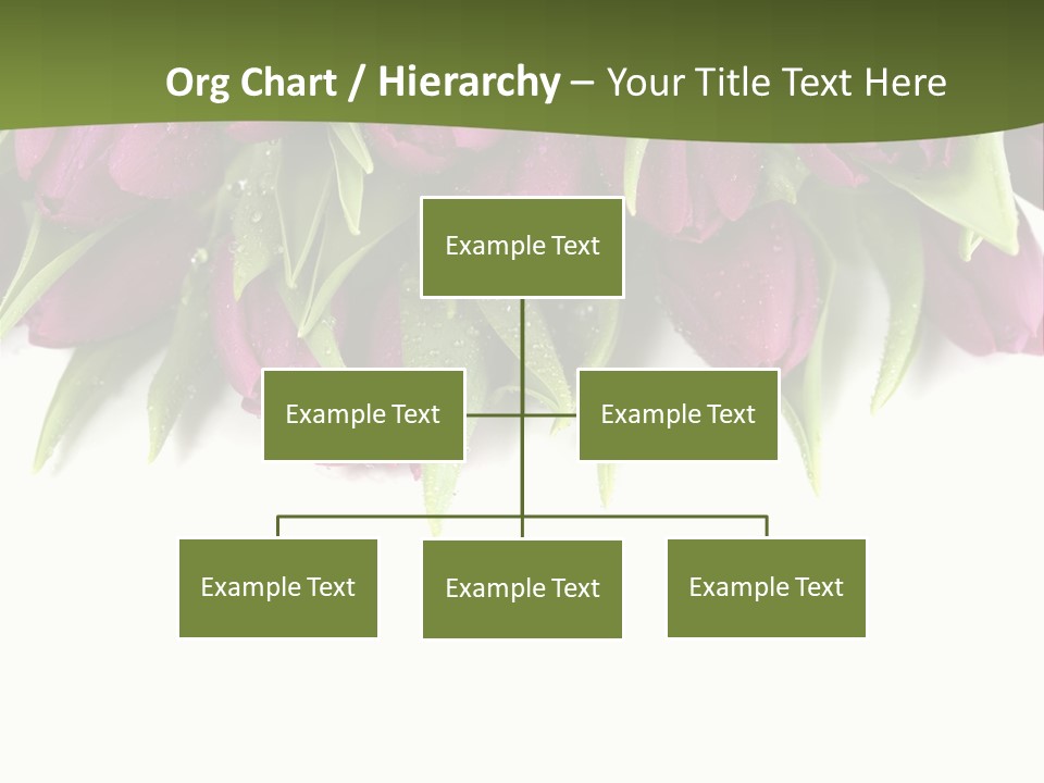 Smooth Leaf Macro PowerPoint Template
