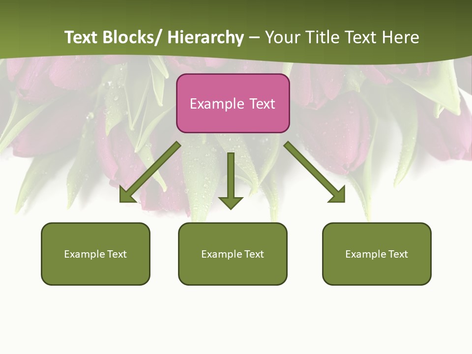 Smooth Leaf Macro PowerPoint Template