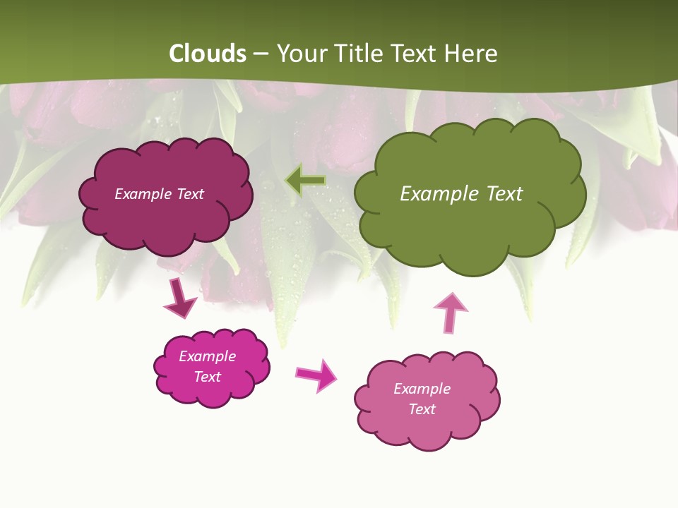 Smooth Leaf Macro PowerPoint Template
