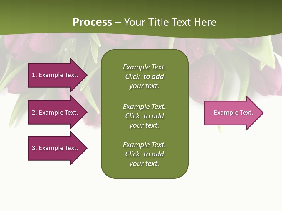 Smooth Leaf Macro PowerPoint Template