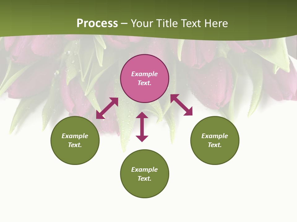 Smooth Leaf Macro PowerPoint Template