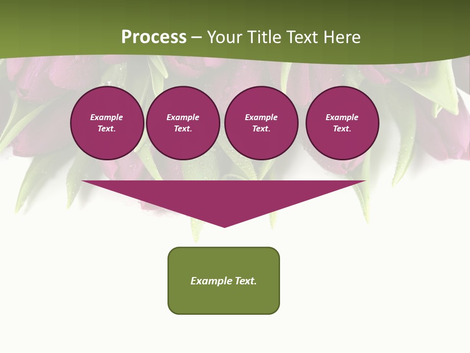 Smooth Leaf Macro PowerPoint Template