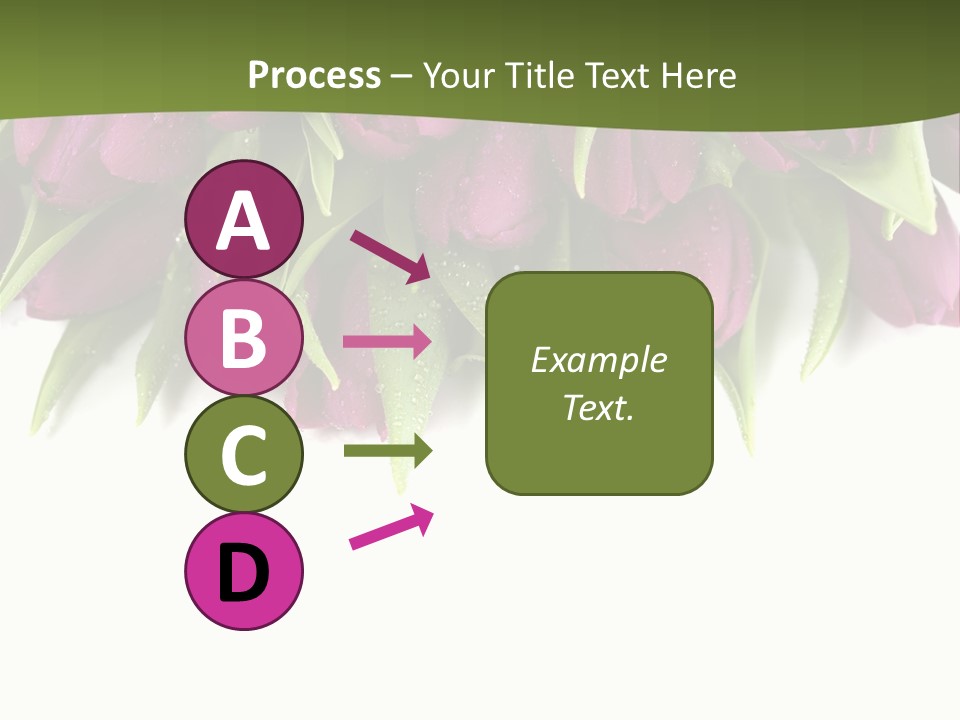 Smooth Leaf Macro PowerPoint Template