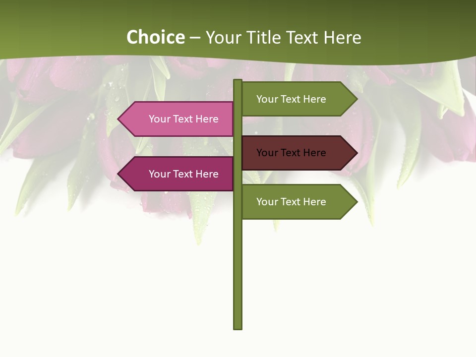 Smooth Leaf Macro PowerPoint Template