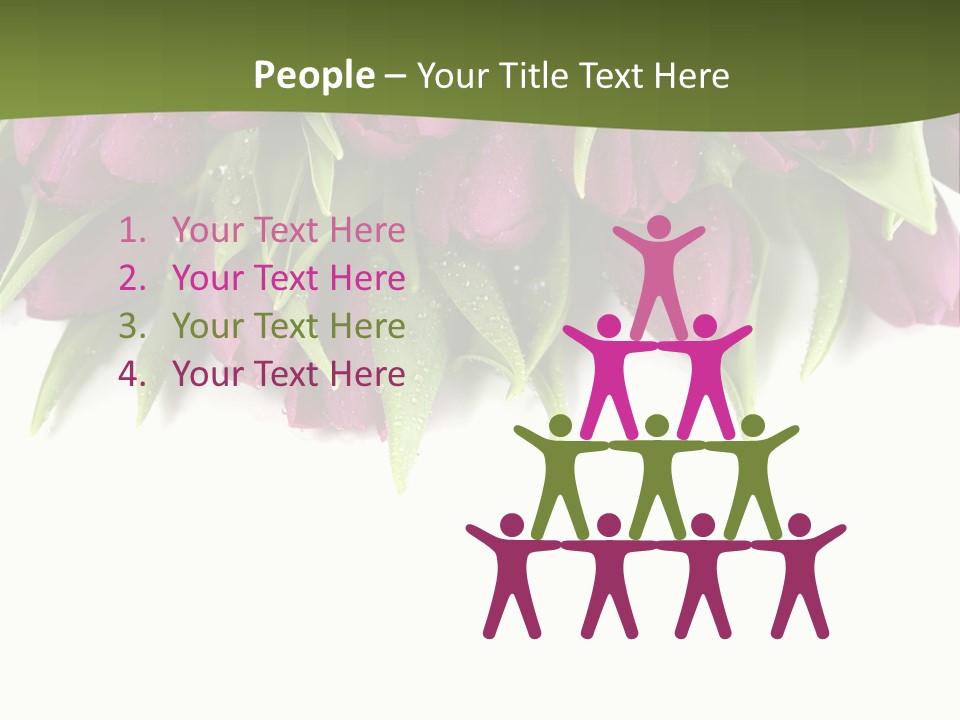 Smooth Leaf Macro PowerPoint Template