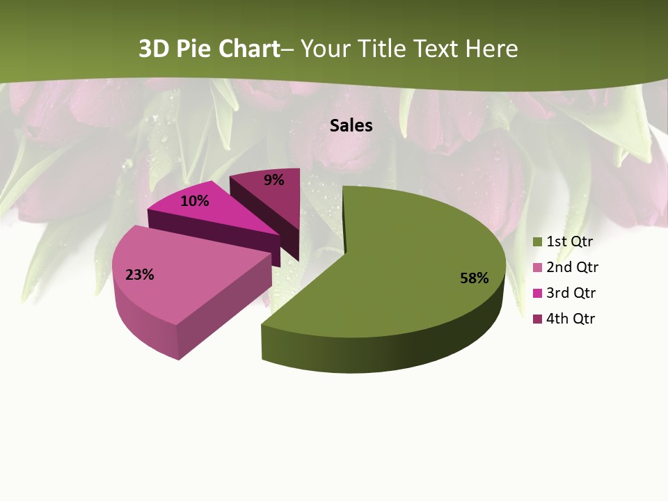 Smooth Leaf Macro PowerPoint Template